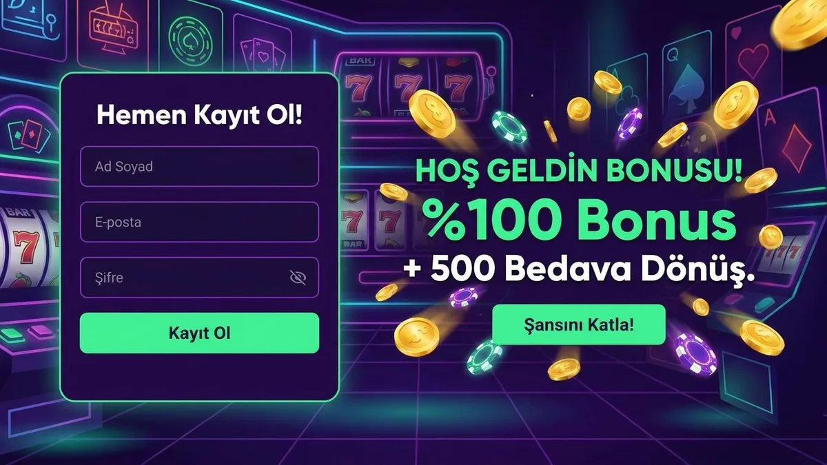 Bonusla kayıt ol